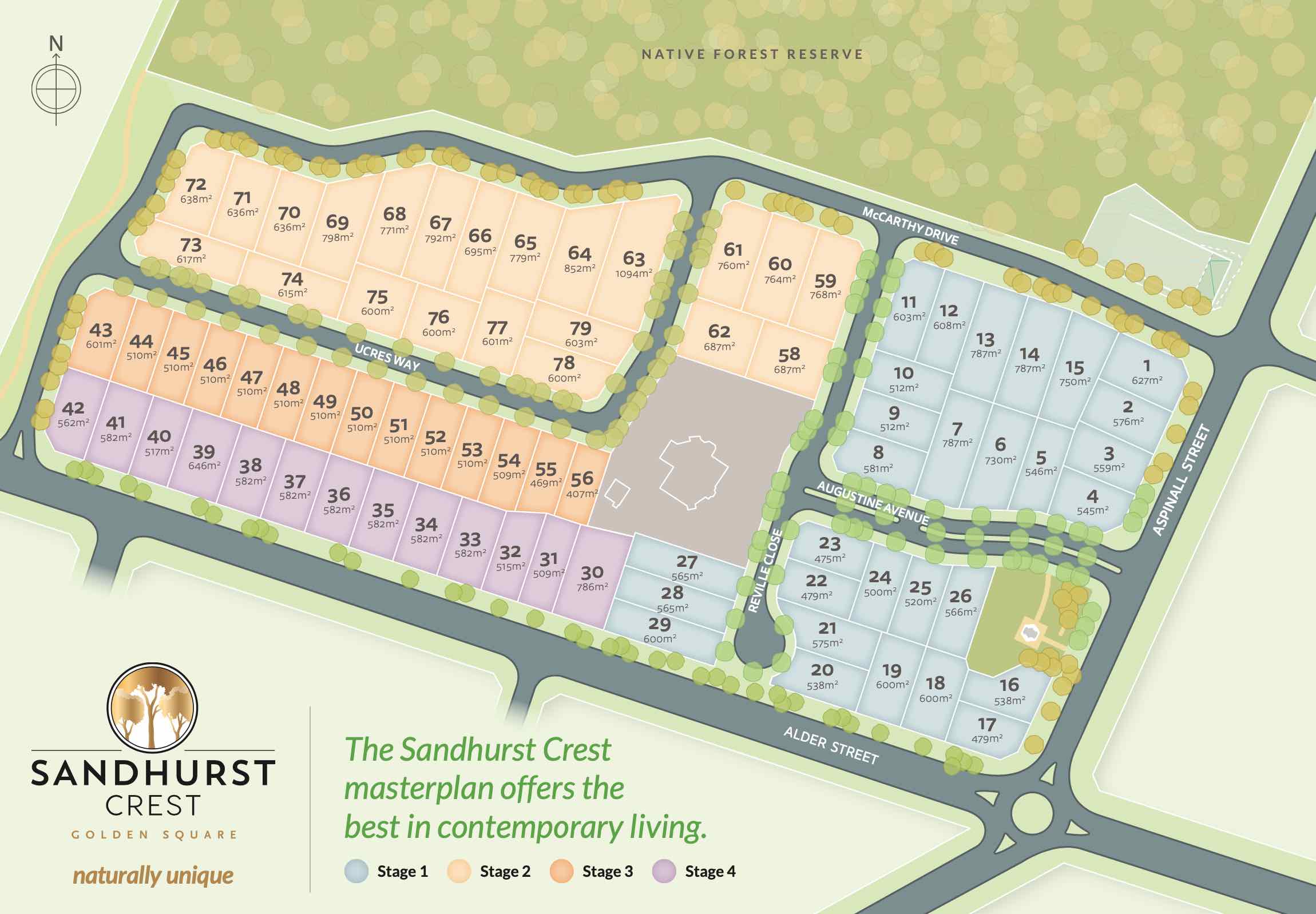 Sandhurst Crest Golden Square Masterplan